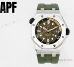 Superclone Audemars Piguet Royal Oak Offshore Diver Green APF Calibre 4308 Watch